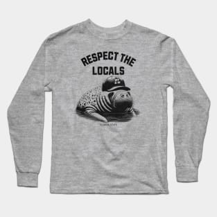 Respect the Locals - Manatee Long Sleeve T-Shirt